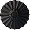 Ekena Millwork Shakuras Ceiling Medallion (Fits Canopies up to 1 3/8"), Hand-Painted Steel Gray, 9"OD x 1 3/8"P CM09SHSGS - alternate 1